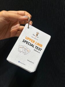 UPPER LIMB SPECIAL TEST FLASHCARDS (A7 – 3x4 Inch)