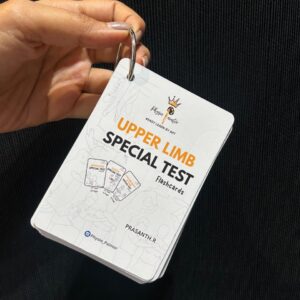 UPPER LIMB SPECIAL TEST FLASHCARDS (A7 – 3x4 Inch)