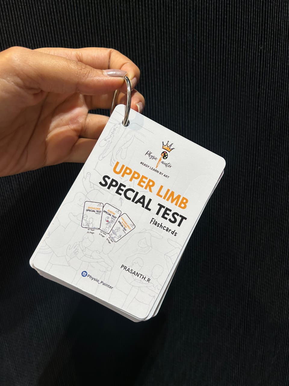 UPPER LIMB SPECIAL TEST FLASHCARDS (A7 – 3x4 Inch)
