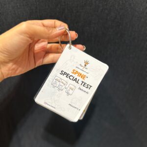 SPINE & MUSCLE LENGTH SPECIAL TEST FLASHCARDS (A7 – 3x4 Inch)