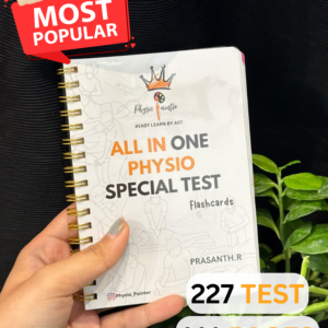 ALL IN ONE PHYSIO SPECIAL TEST FLASHCARDS (A6 – 4x6 Inch)