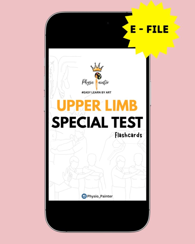 UPPER LIMB SPECIAL TEST FLASHCARDS (E-Book)