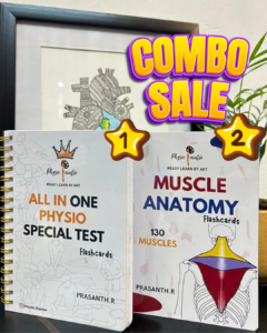 MUSCLE ANATOMY & ALL-IN-ONE-PHYSIO SPECIAL TEST FLASHCARD COMBO SET (A6 – 4×6 Inch)